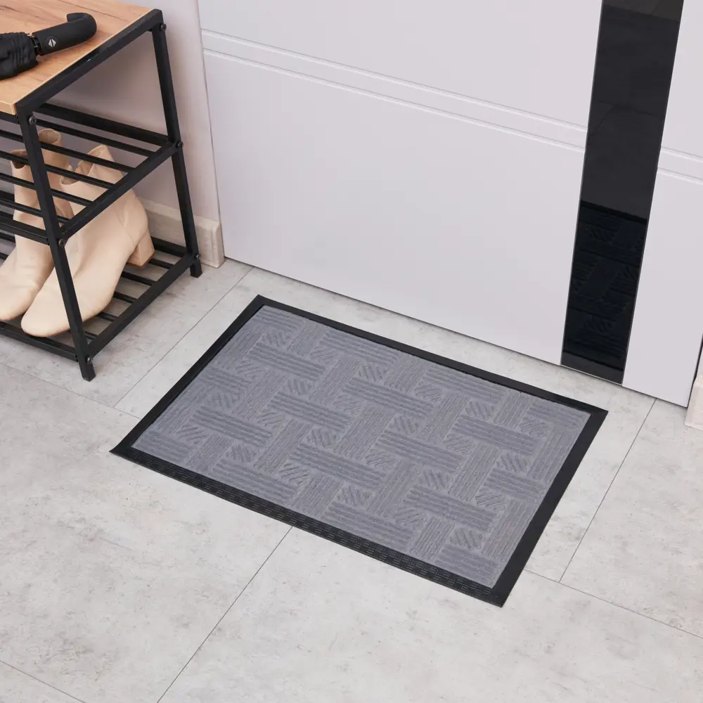 Коврик придверный MONTDENIS KREAFORTA серый 40x60 89420898 STLM-2147883 