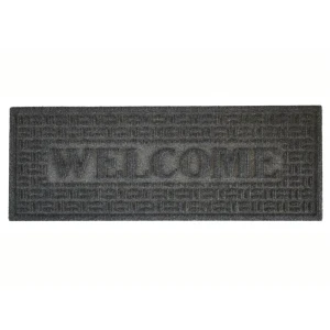 Коврик грязезащитный Cipro W2 25x70 см полипропилен цвет серый 89419511 STLM-2028144