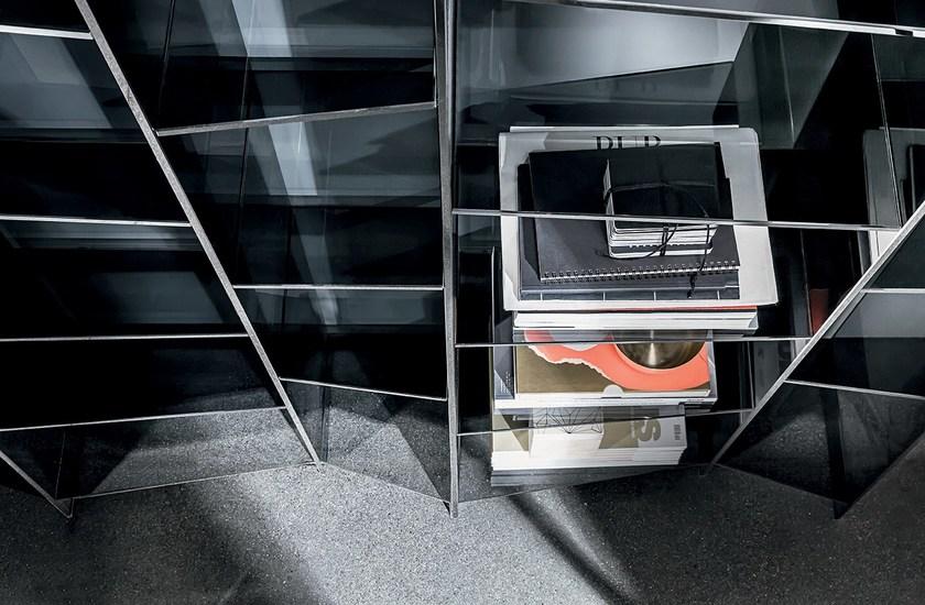 Sovet italia Самонесущий модульный книжный шкаф из стекла Delphi sun-id-1374037 - Вид №2