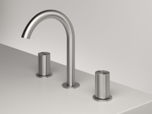 Смеситель для раковины с 3 отверстиями из нержавеющей стали