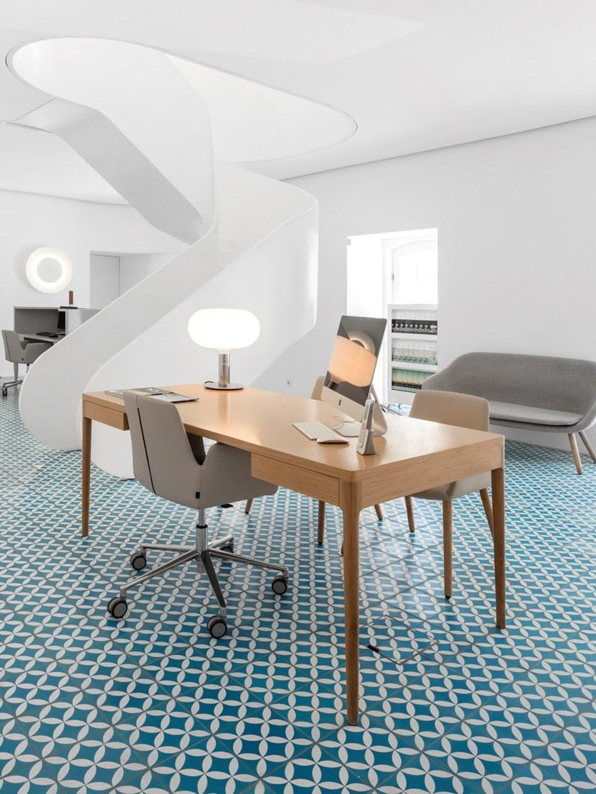 MOR DESIGN Прямоугольный стол из дуба с ящиками Front sun-id-1484214 - Вид №3