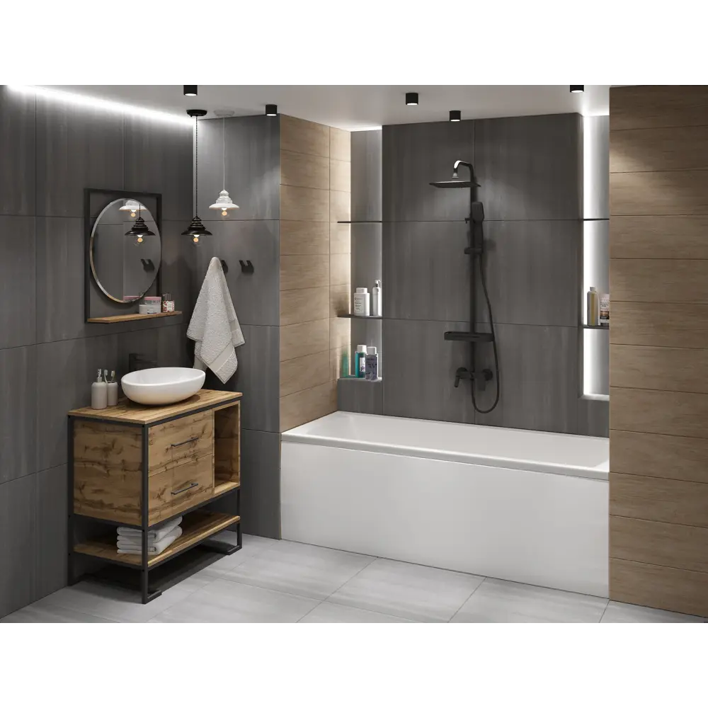 100Acryl Ницца - Акриловая ванна 180x70 см с каркасом 83240831 У99331 STLM-0039838 - Вид №7