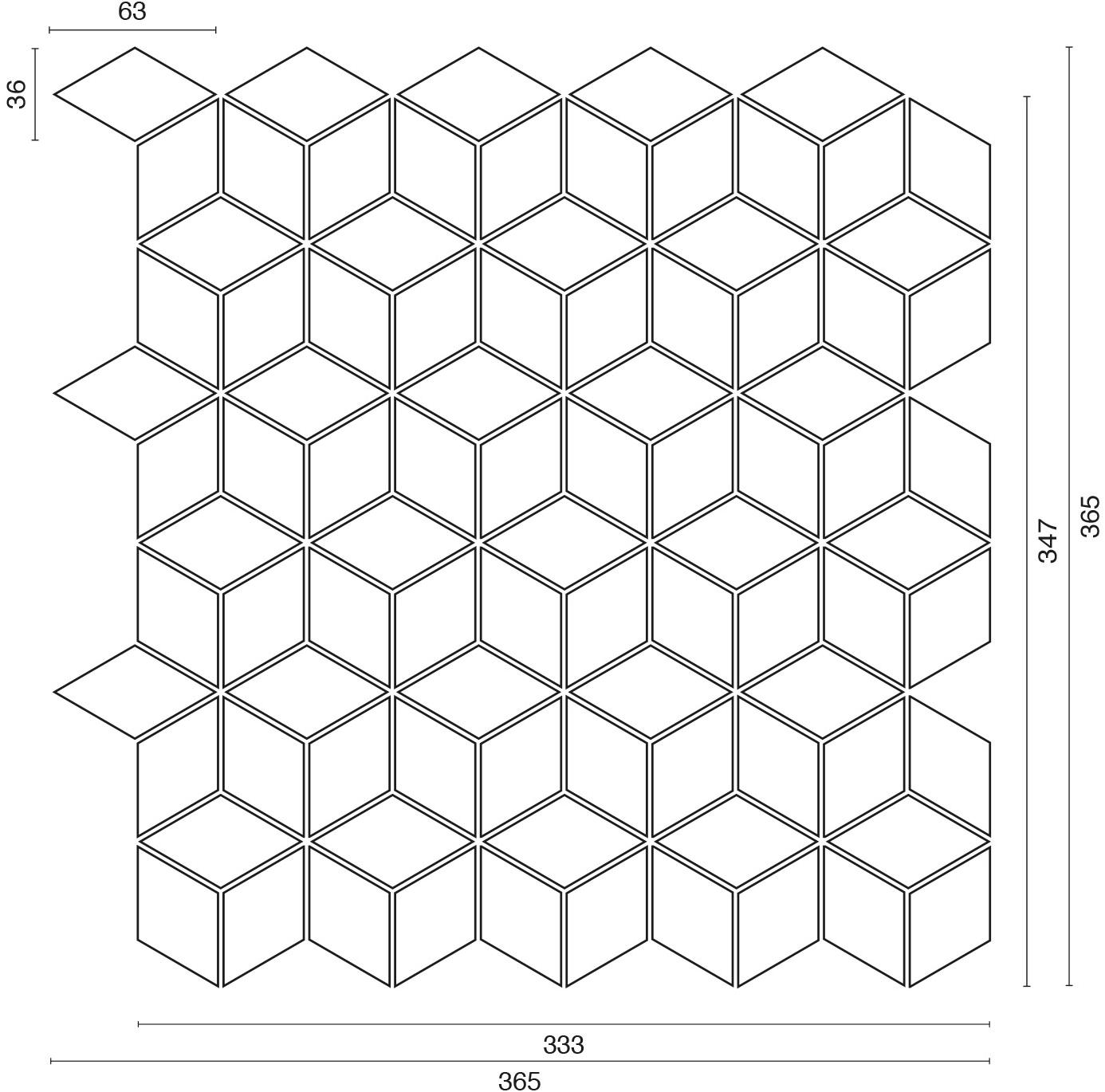 Ideamarmo Мраморная мозаика Cube 1925 Cb 601 - Вид №2