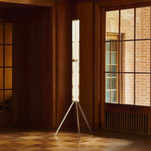 Стеклянный светодиодный торшер