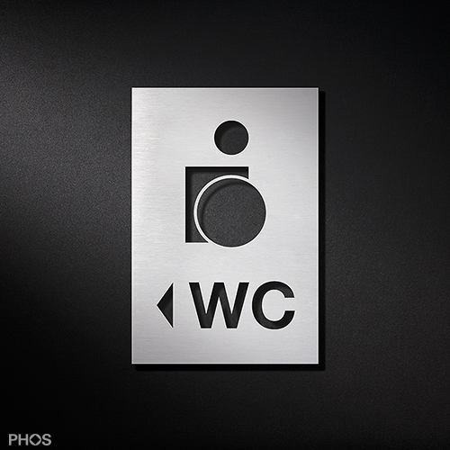 PS0504 Комбинация знаков пиктограммы туалета PHOS 