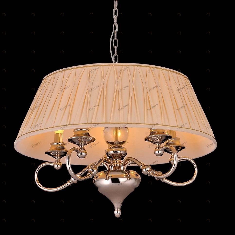 Подвесная люстра Crystal Lux Kripton SP5 CRYSTAL LUX ДИЗАЙНЕРСКИЕ, KRIPTON 056918 Бежевый 