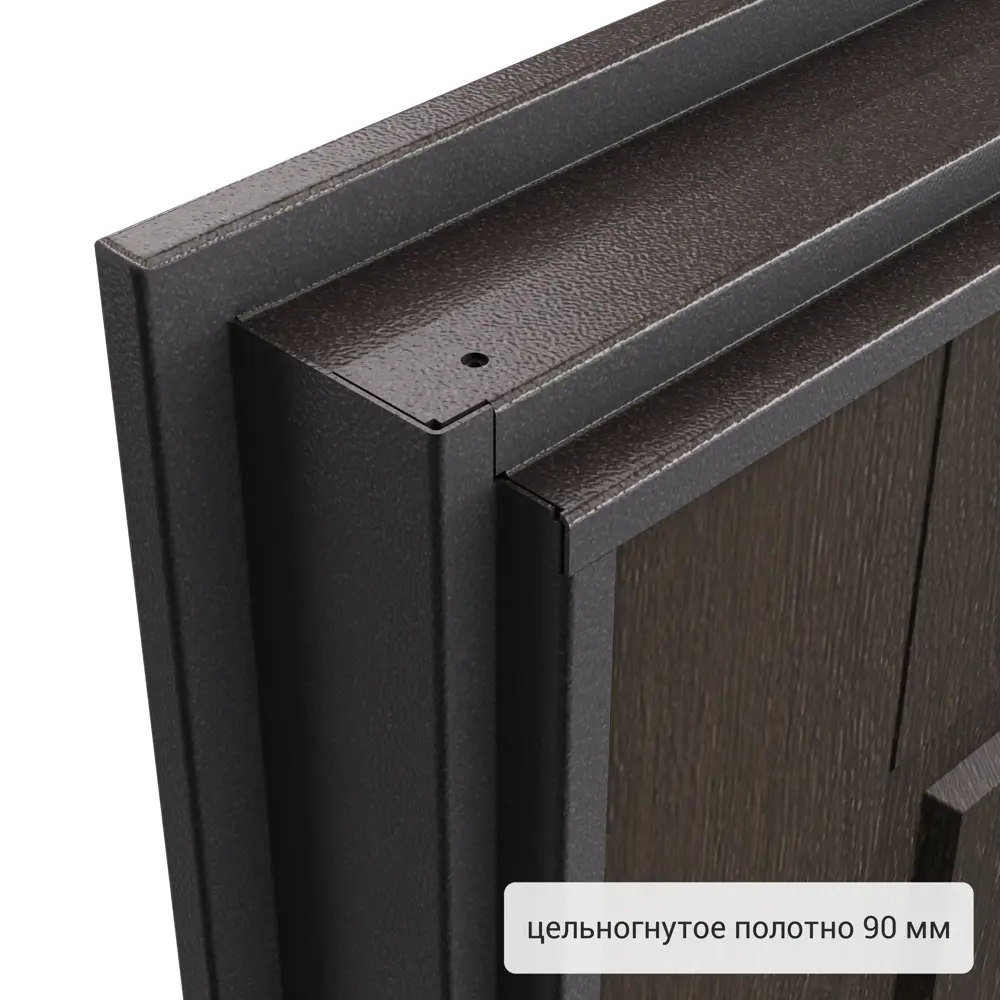 Дверь металлическая Контрол Мария, 880 мм, правая, цвет коричневый TOREX STLM-2184439 - Вид №10