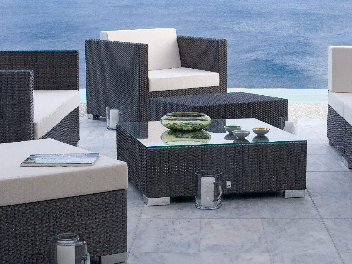 68.00.0988 Комплект для гостиной Bellini mocca 18 предм. - включая большую лаунж-группу и стол Mbm 