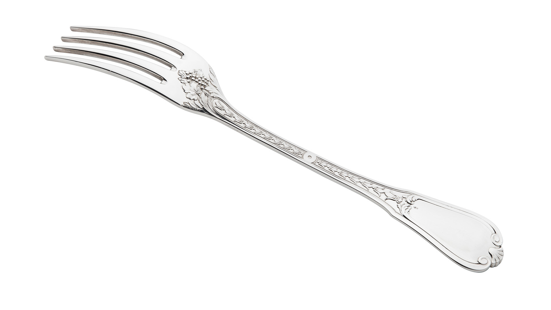 10546818 Odiot Вилка столовая 22см "Бурбон" (серебро 925пр) Серебро 925  - Вид №1