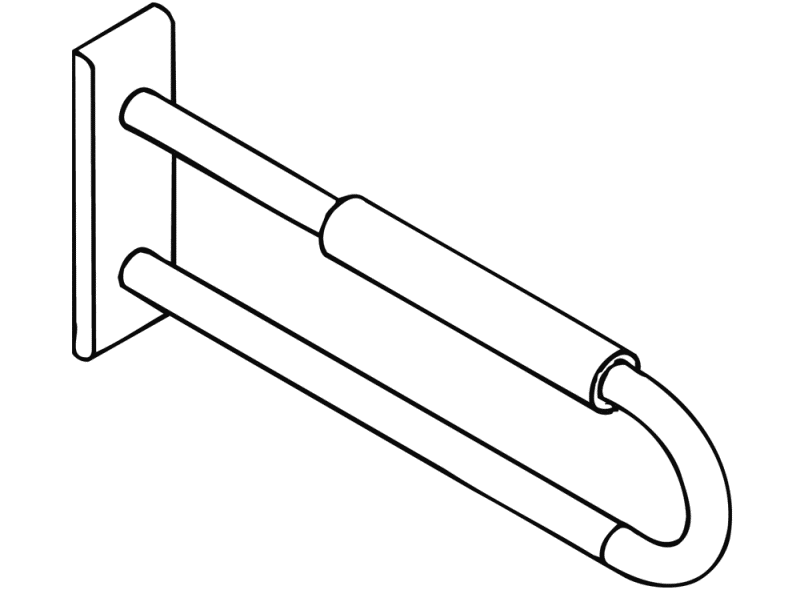 801.50B321 ручка поддержки стены HEWI Edition matt | Polyamid  - Вид №6