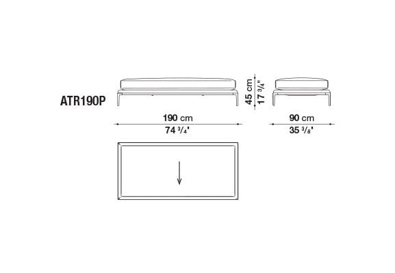 Кожаный диван B&B Italia Атолл ARCH-00112726 - Вид №81