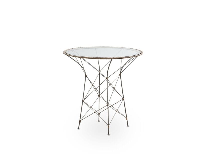 Высокий журнальный столик из стекла и стали Sika Design ICONS ARCH-00150743