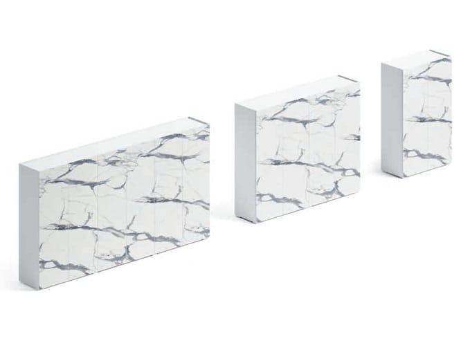 Высокий офисный шкаф из ДСП с распашными дверями FANTONI MEET UP ARCH-00112682 - Вид №1