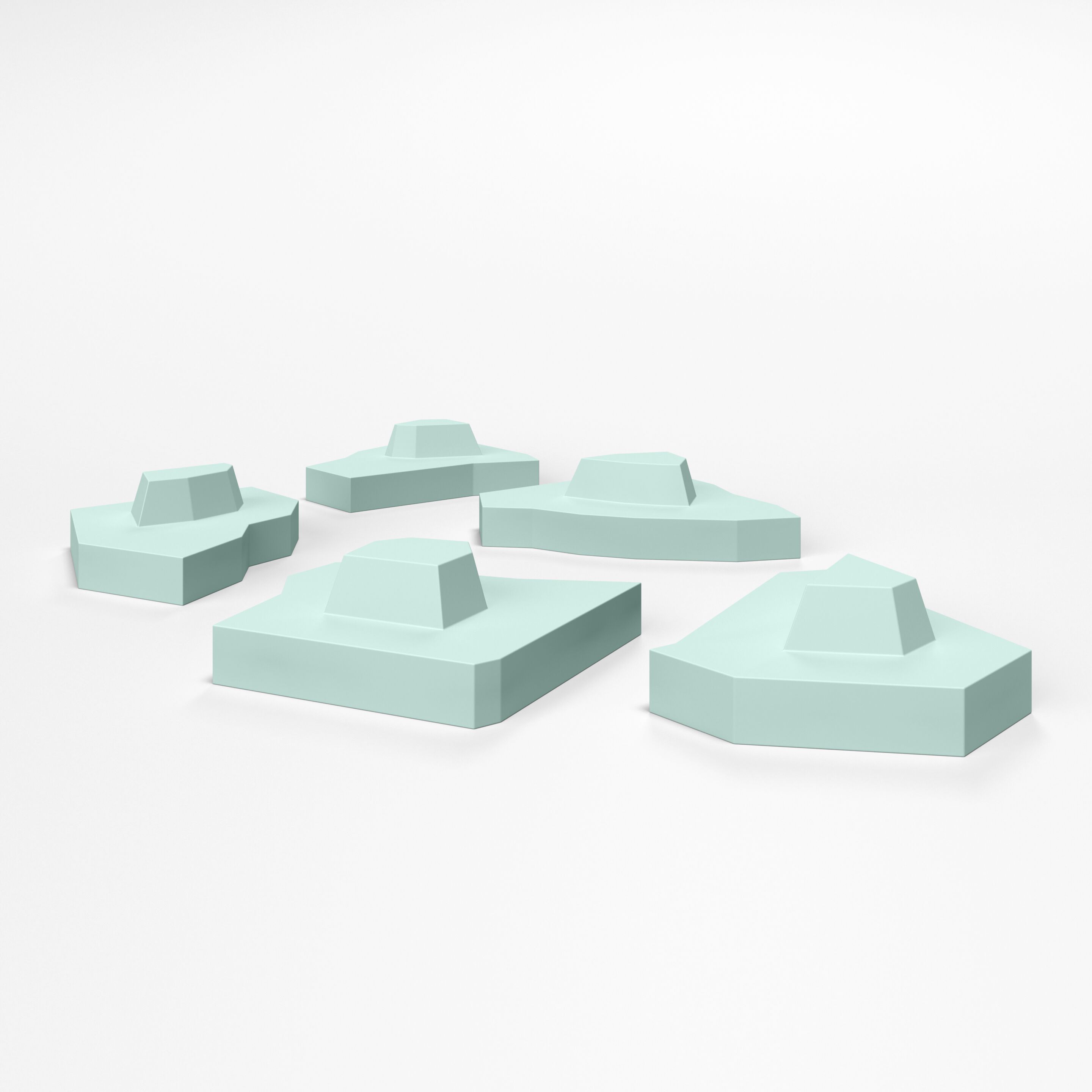 Двусторонний диван с покрытием из пенопласта SIXINCH осколок ARCH-00033591 - Вид №28