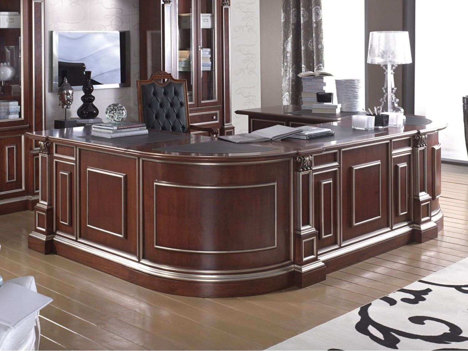 Твердый деревянный исполнительный стол с ящиками GUERRA VANNI King ARCH-00129801 - Вид №1