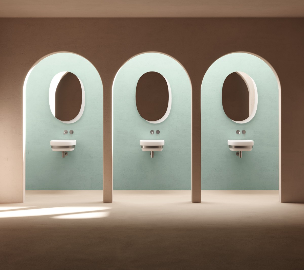 Ex.T Plateau M Настенное зеркало EXSPMPLAT/GREY - Вид №2