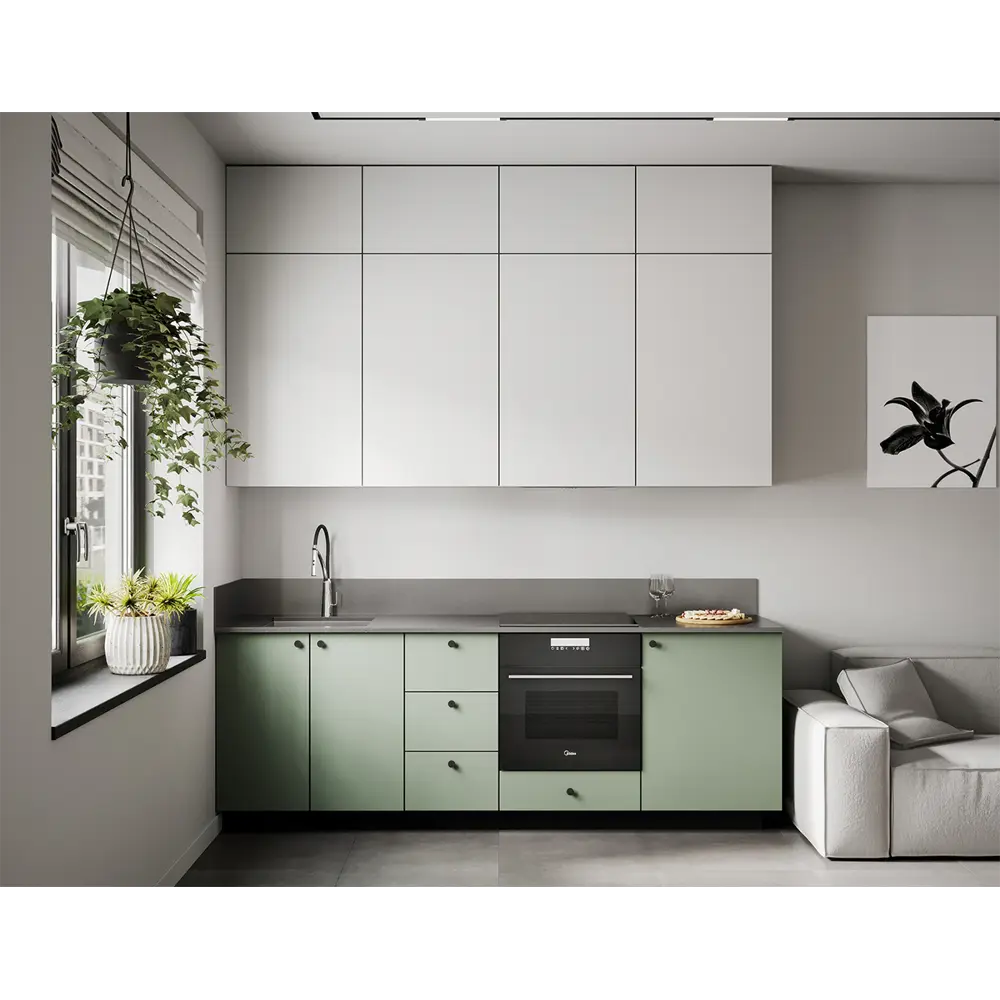 Карниз для кухни DELINIA ID София Грин - элегантное завершение гарнитура 85183219 STLM-0863171 - Вид №6