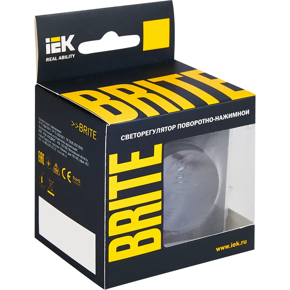 Диммер IEK Brite для скрытого монтажа с плавной регулировкой света 87761721 STLM-1390756 - Вид №6