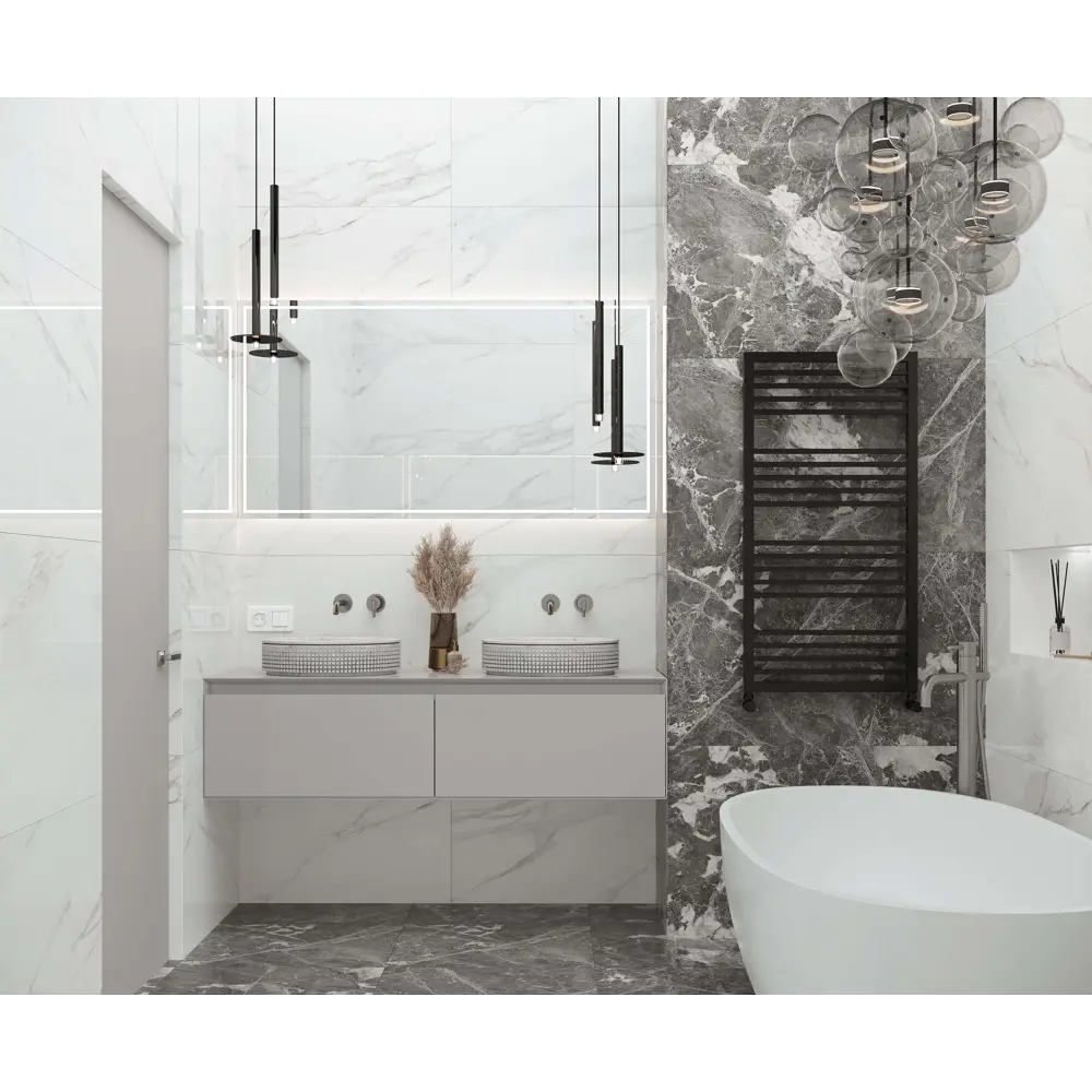 Santreyd Керамогранит Calacatta Superb 60×60 см матовый белый 83715789 STLM-0043684 - Вид №4