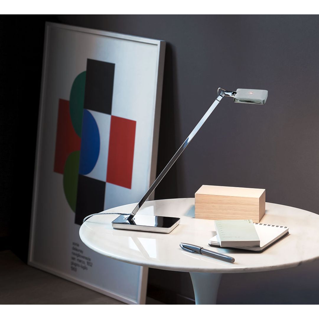 Flos Minikelvin Led F4180057 chrome лампа настольная 96310 - Вид №1