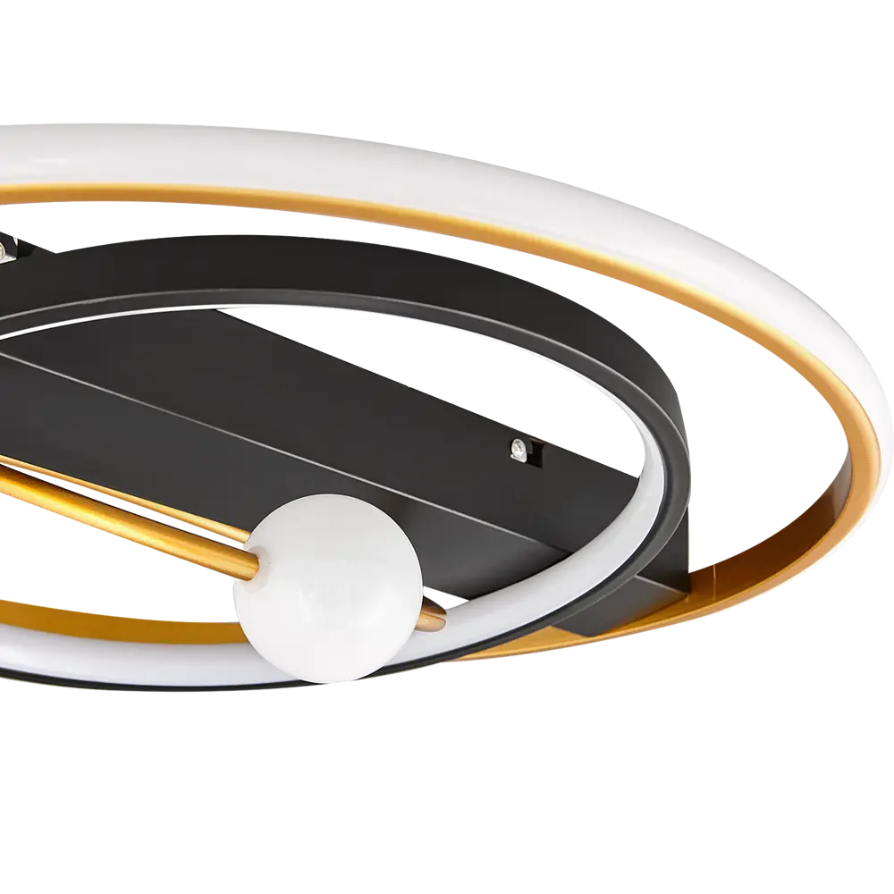 Люстра потолочная Jlight Trizy 5647/90C LED цвет черный/золото 84315603 STLM-2130548  - Вид №8