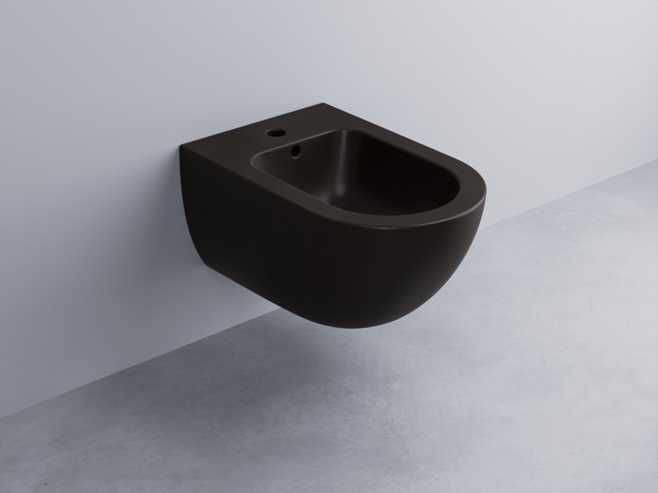 EJBS-LV Биде подвесное с одним отверстием под смеситель, в комплекте с крепежами Enjoy 53 cielo Enjoy + Amedeo Ceramica Cielo