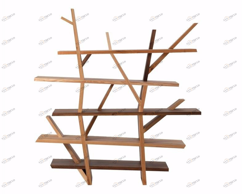 Roche Bobois Открытый книжный шкаф из массива дерева sun-id-1379745