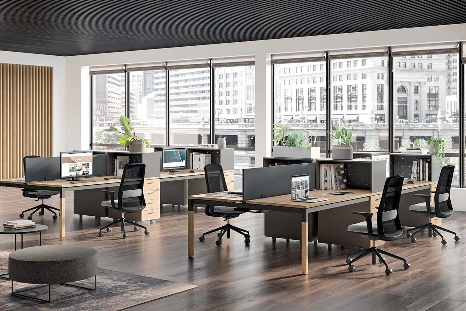 Вращающееся офисное кресло с колесами Quadrifoglio Group дизайн-офис ARCH-00073161 - Вид №6