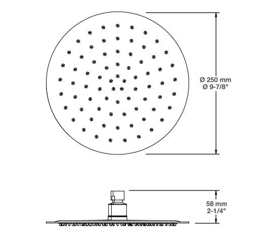 Встраиваемый термостатический набор для ванны с ручным душем BARIL PRO-2915-46 ARCH-00128300 - Вид №5