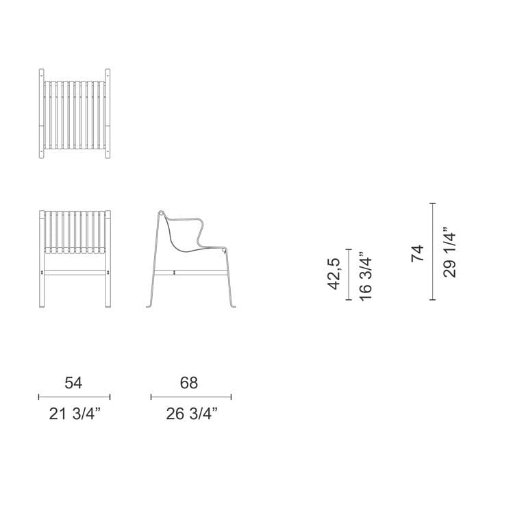 Алюминиевый садовый стул CAPPELLINI Vendicari ARCH-00041797 - Вид №4