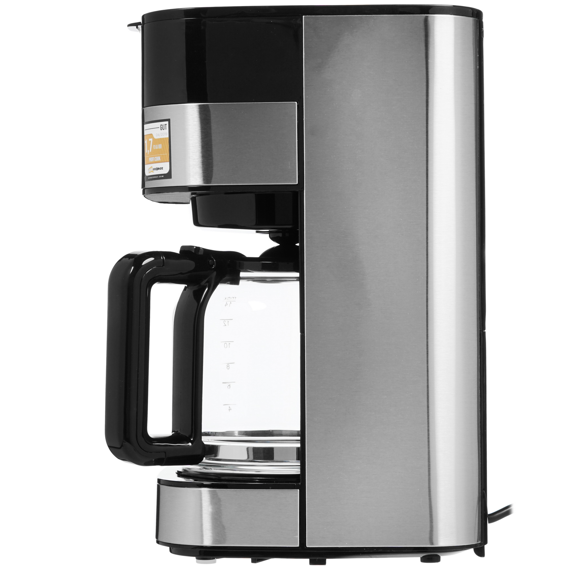 8145177 Кофеварка капельная Profi Cook PC-KA 1169 серебристый ProfiCook STDN-0061894 - Вид №2