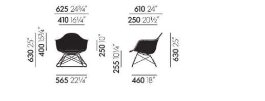 Полипропиленовое кресло с подлокотниками VITRA Eames Plastic Chair ARCH-00081390 - Вид №8