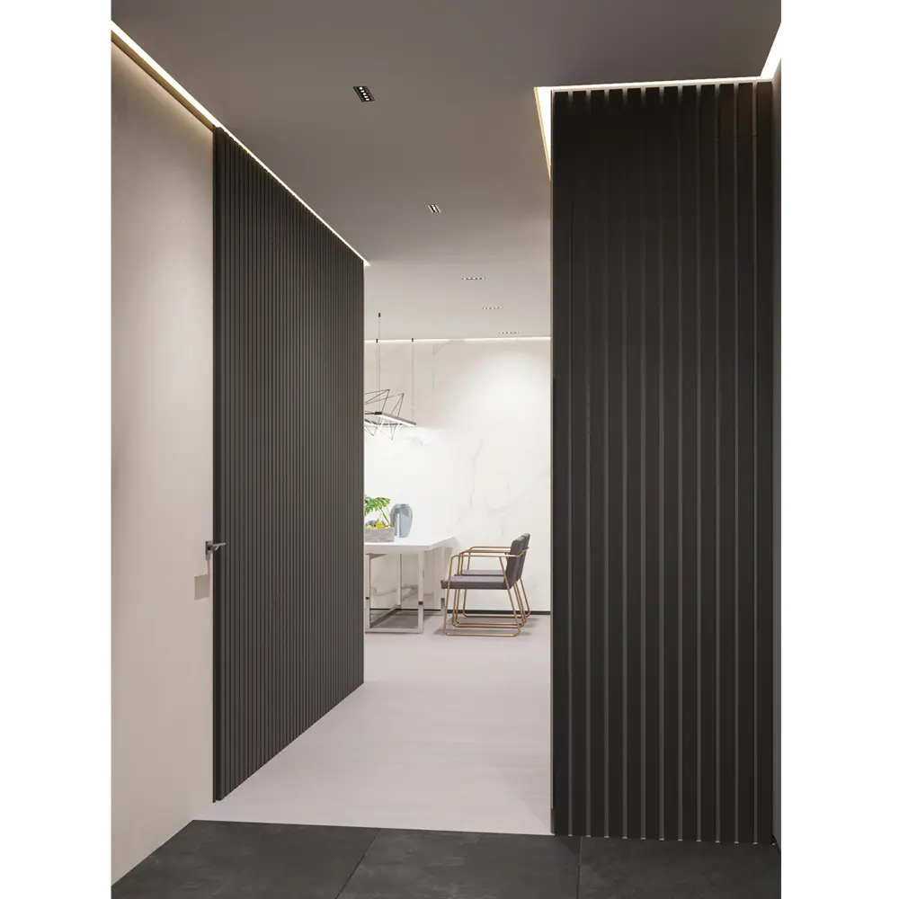 PORTIKA Декоративная рейка МДФ черная для современного интерьера 85314193 STLM-1466649 - Вид №2