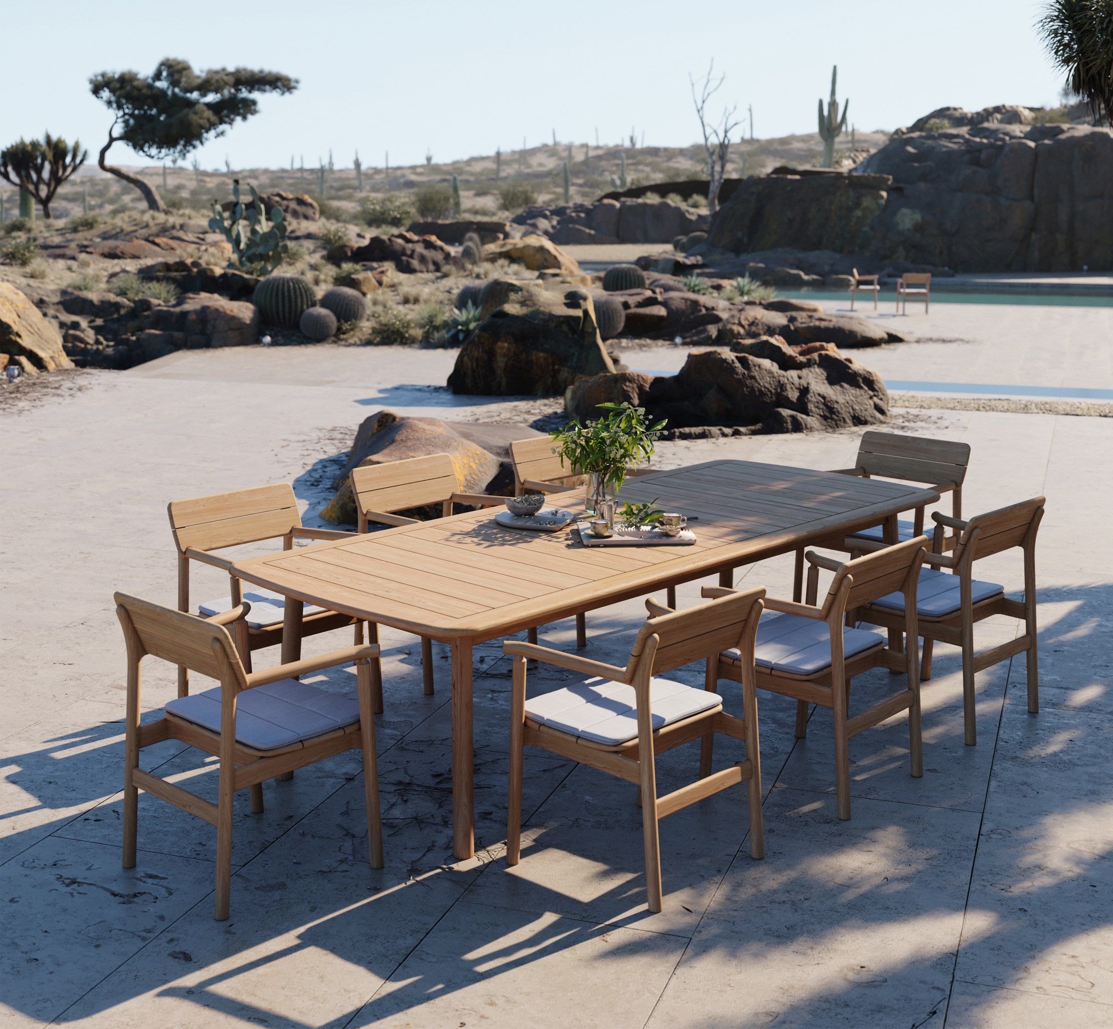 Прямоугольный садовый стол Case Tanso ARCH-00106756 - Вид №2