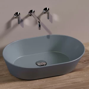 WA02CEMENTOMATT Накладная раковина на столешницу  овальная Simas