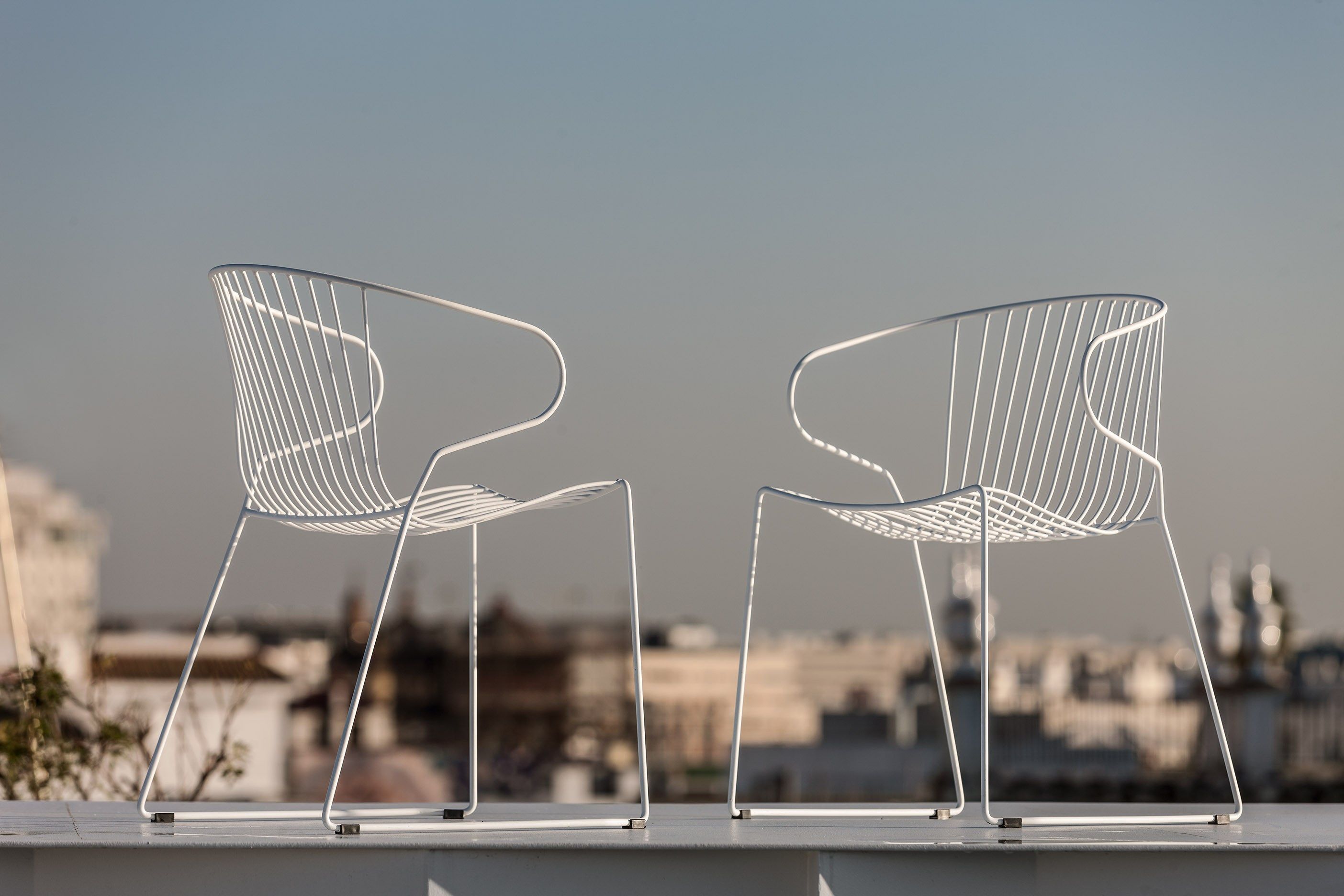 Штабелируемый стальной стул с подлокотниками iSimar Bolonia ARCH-00107047 - Вид №47