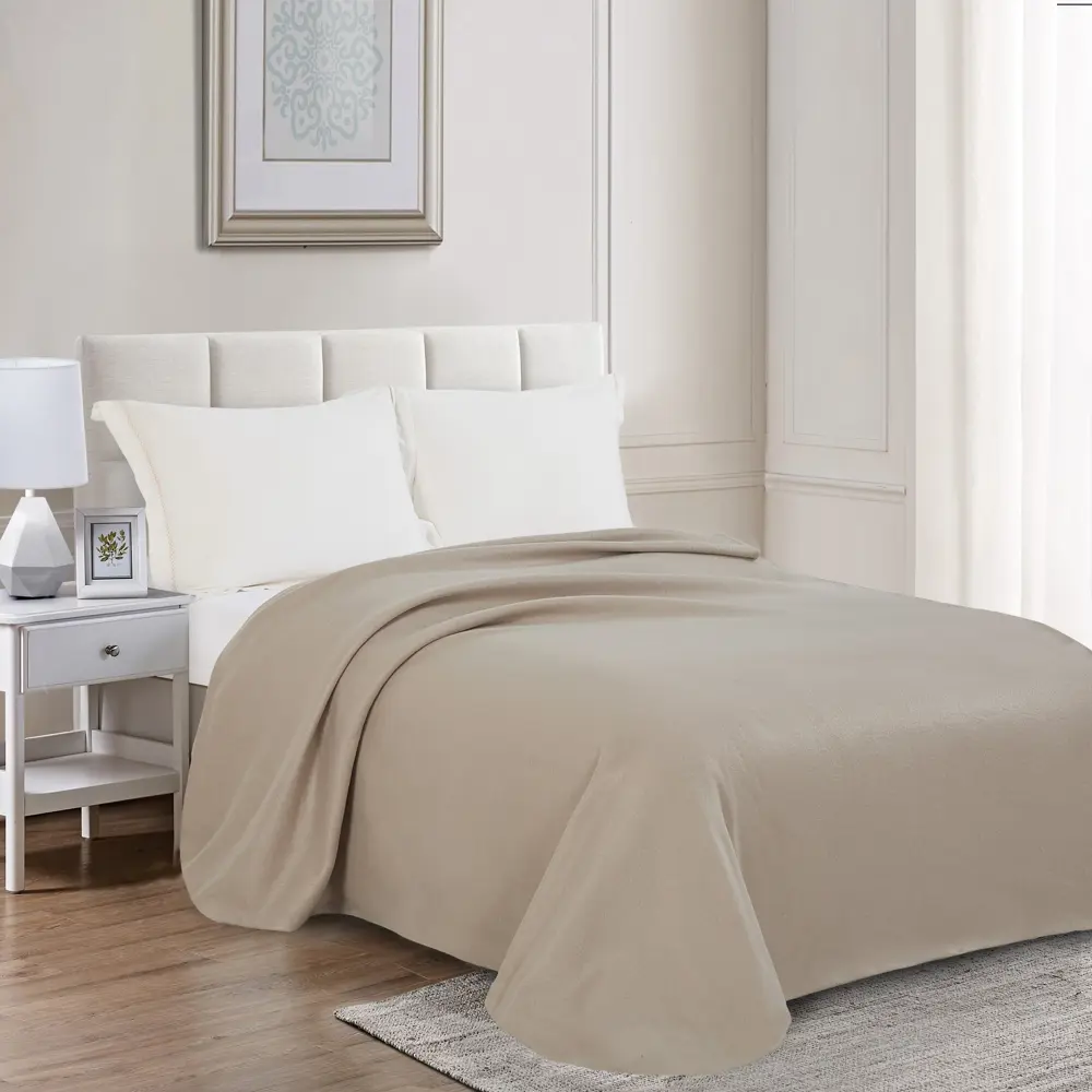 Плед First 130x160 см флис цвет капучино СТОЛИЦА ТЕКСТИЛЯ STLM-2205018 - Вид №4