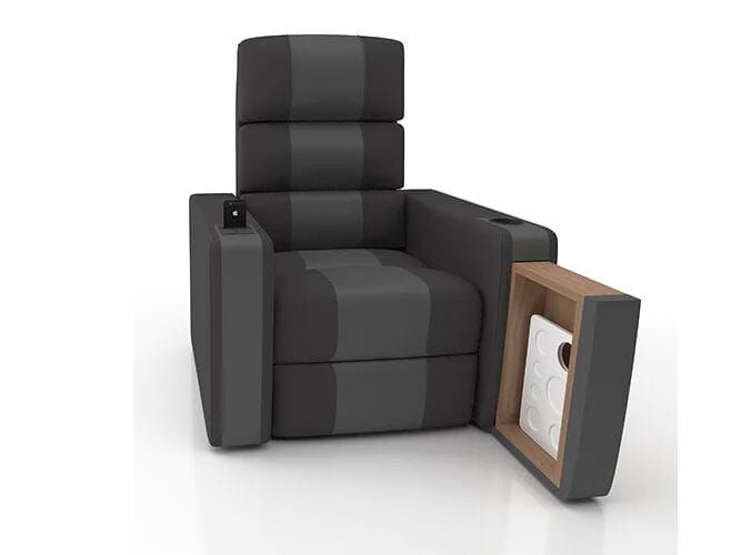 Кожаное кресло с подлокотниками для домашнего кинотеатра CINEARREDO RELAX ARCH-00058150 - Вид №1