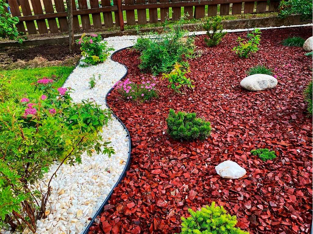 Пластиковый бордюр 58 мм, длина 1 м ГеоПластБорд GPBST-51 - Вид №6