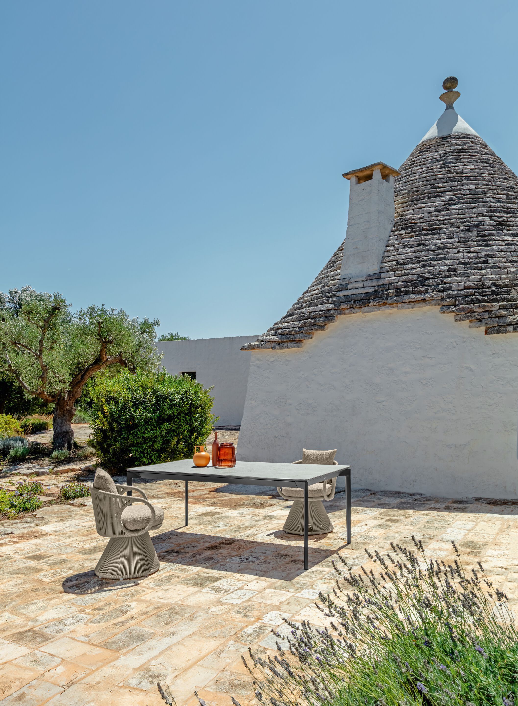 Тканевый садовый стул с подлокотниками Talenti Karen ARCH-00028076 - Вид №1