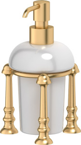 STI 329 Держатель дозатора жидкого мыла настольный 3SC STILMAR MATTE GOLD