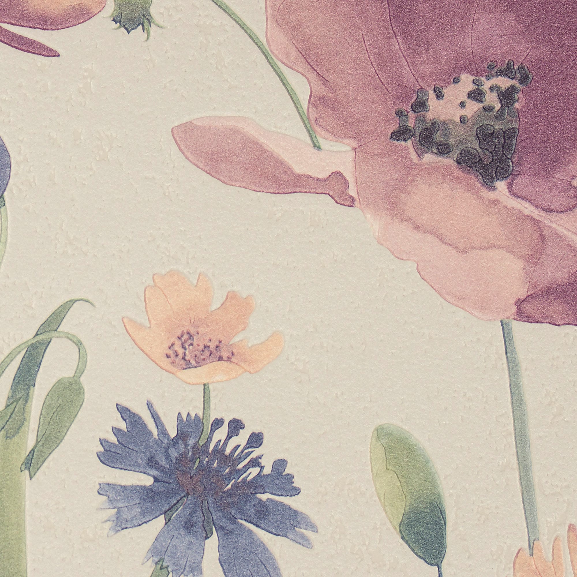 82938367 Обои виниловые МаякПринт фиолетовые 0.53 м 349 11 Акварель Santreyd - Вид №1