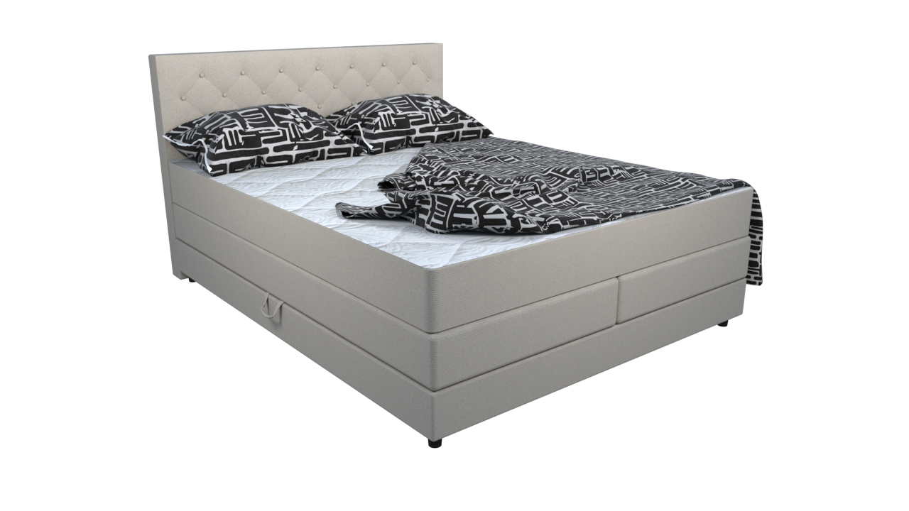 Кровать двуспальная комплект 180х200 бежевая "Уэльс" BELABEDDING УЭЛЬС 134944 Бежевый - Вид №6