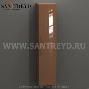 MDC170 Высокий шкаф с двумя створками 160 см коричневый Globo 4ALL Италия