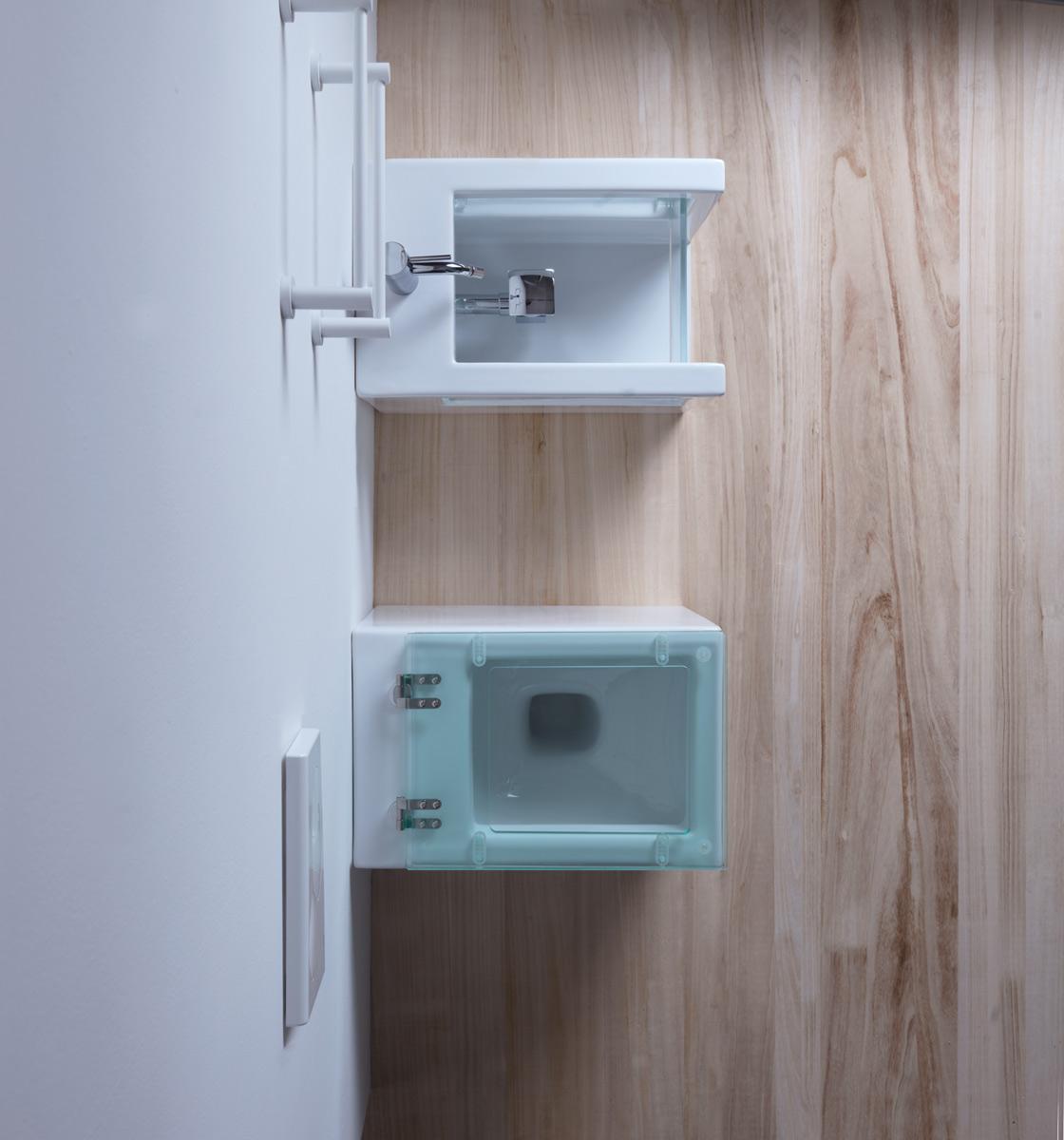 GLWC0113 Напольный унитаз приставной GSG CERAMIC GLASS - Вид №4