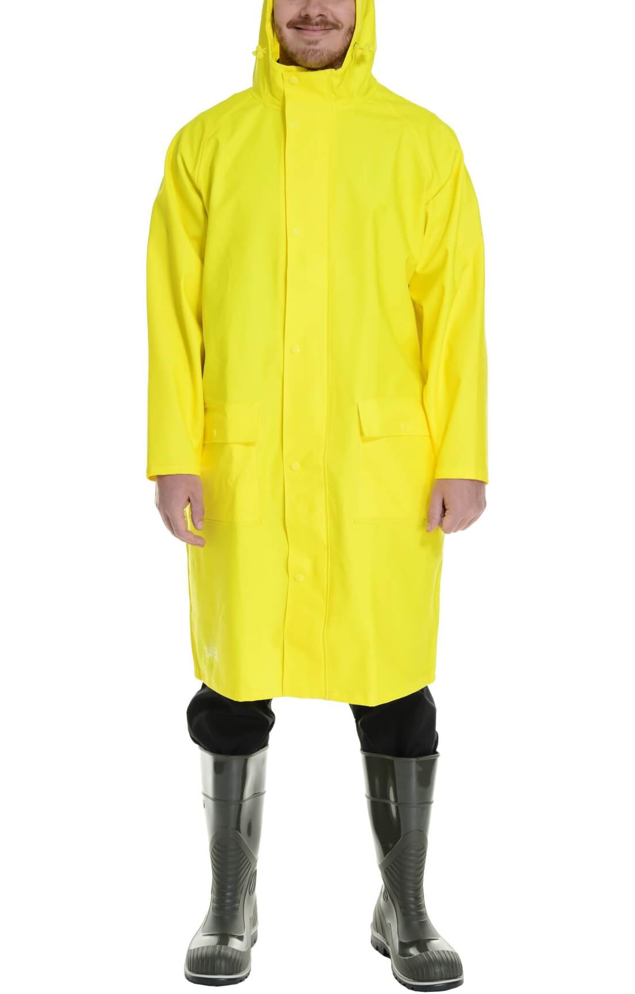 62681 Плащ влагозащитный желтый ASKOLD  Непромокаемая спецодежда  размер XXL (52-54)  - Вид №4