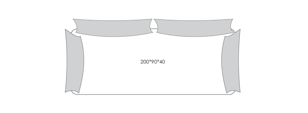 Ткань диван HANNABI MODEL NO.12 ARCH-00016960 - Вид №1