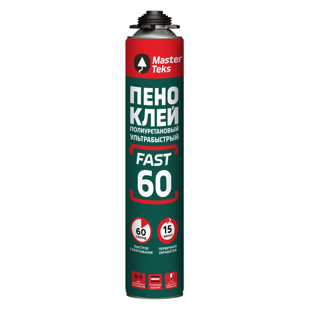 MASTERTEKS Профессиональный монтажный клей-пена Ультрабыстрый 750 мл 89347309 STLM-0858735