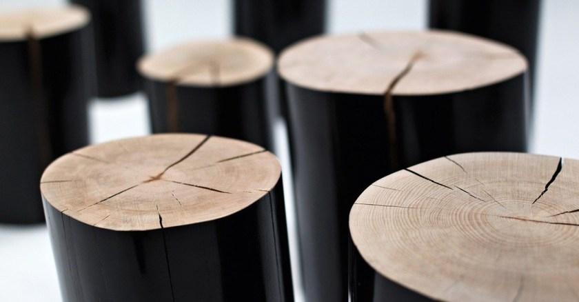 Gervasoni Низкий круглый журнальный столик для гостиной Log + news sun-id-1500325 - Вид №3