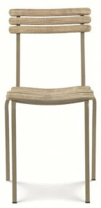 Ethimo Штабелируемый садовый стул из тикового дерева Laren Lasi4005